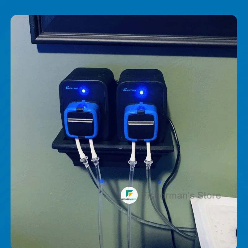 Kamoer 어항 수족관 펌프 영양제 물방울 펌프, 블 - Marine Aquarium Equipment 리뷰 및 가격