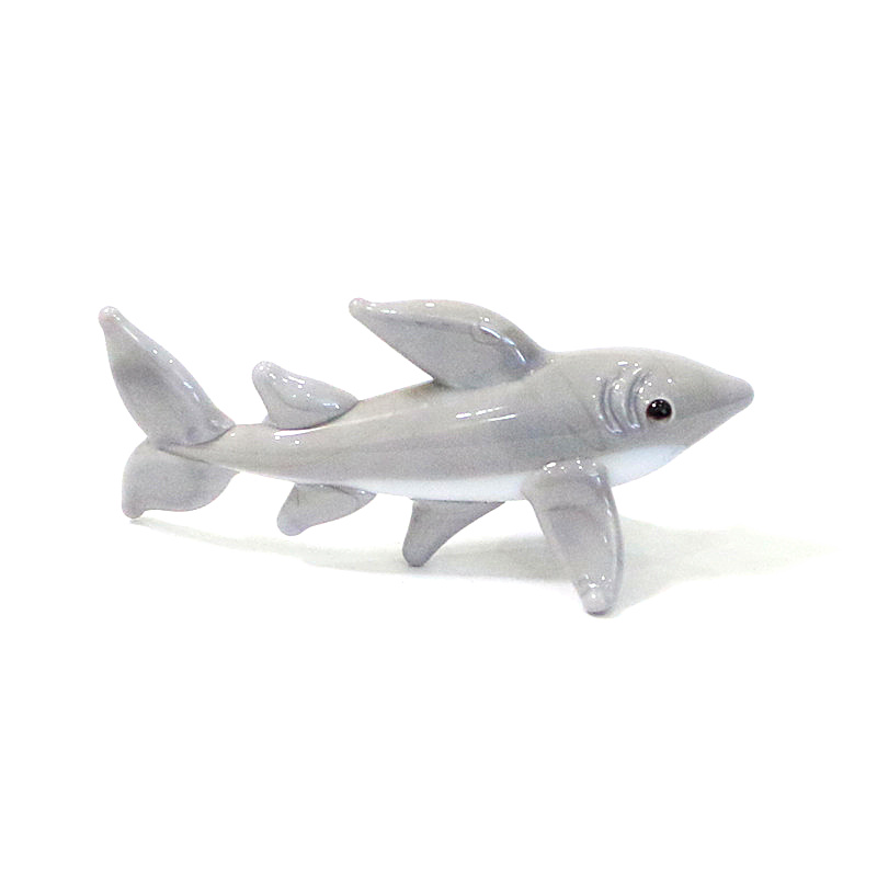 수제 미니 유리 상어 피규어 귀여운 작은 해양 동물 조 - Marine Aquarium Home 리뷰 및 가격
