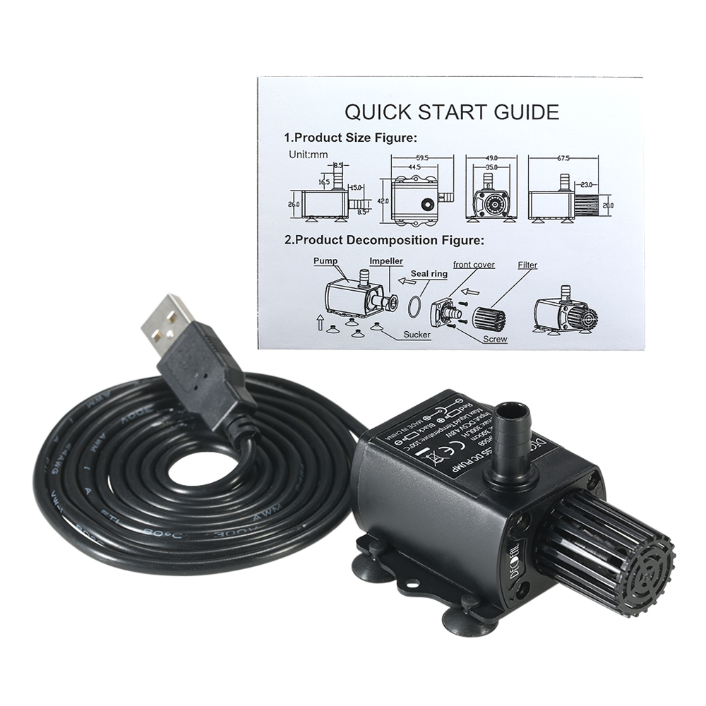 USB DC5V 4.8W 매우 조용한 미니 브러시리스  - Marine Aquarium Equipment 리뷰 및 가격